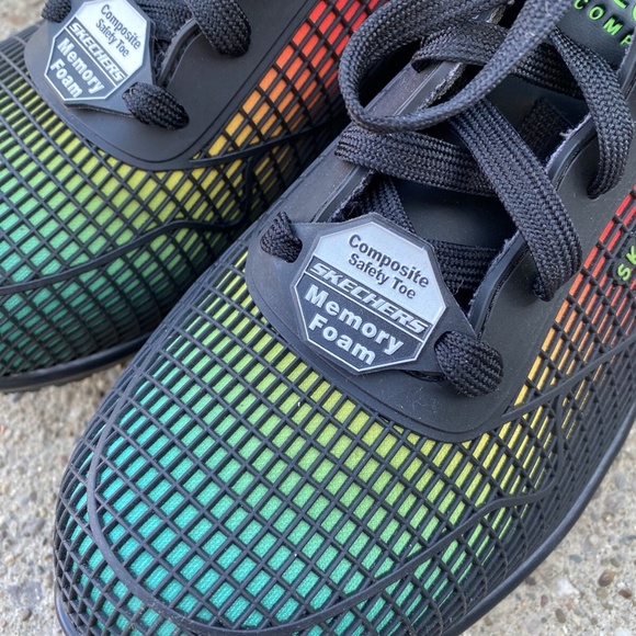 Skechers Uno Comp Toe Sneaker Work Shoe Women's size 9.5 - Picture 7 of 8